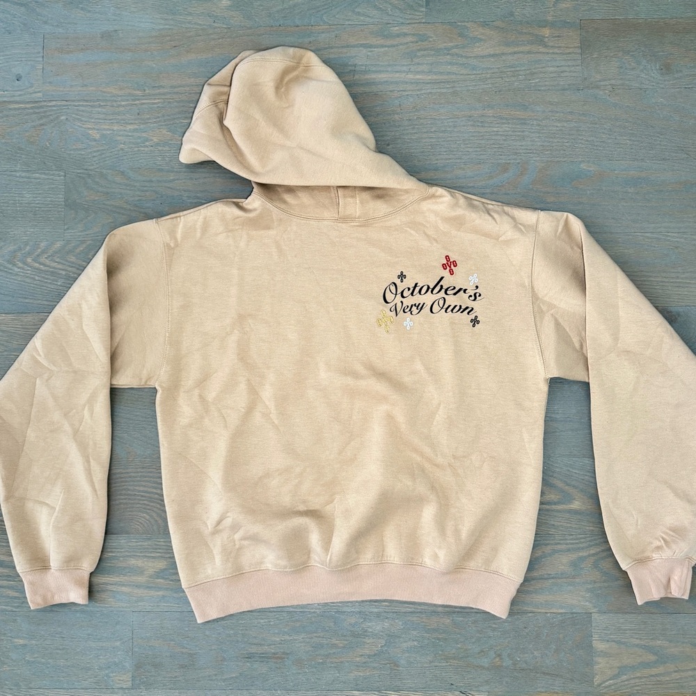 October’s Very Own (OVO) Beige Hoodie.